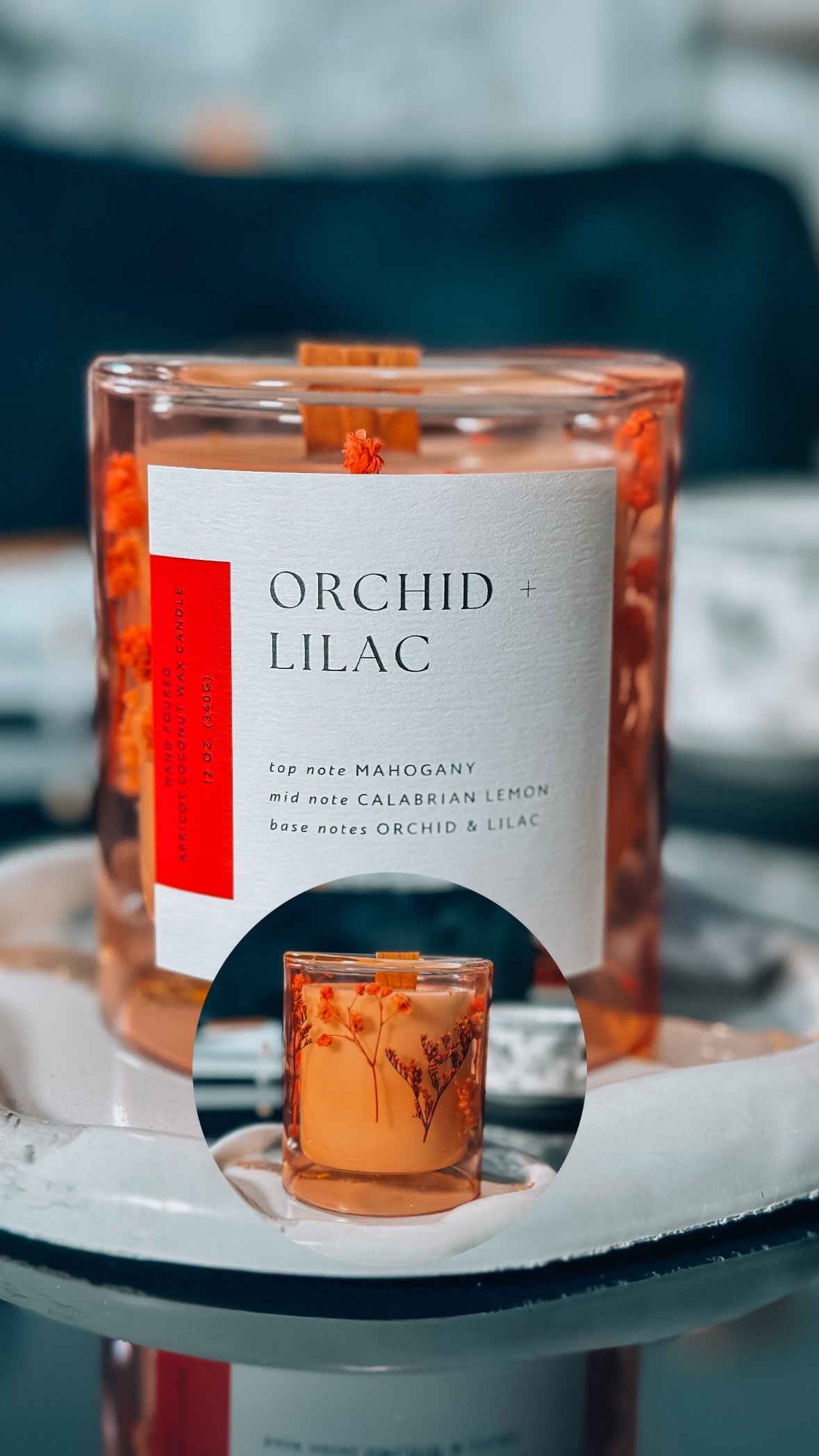 Orchid + Lilac | Botanical Candle