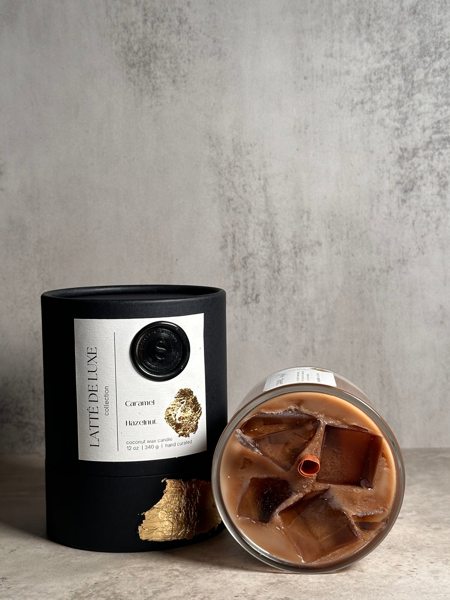 Caramel + Hazelnut | Luxury Latte Candle