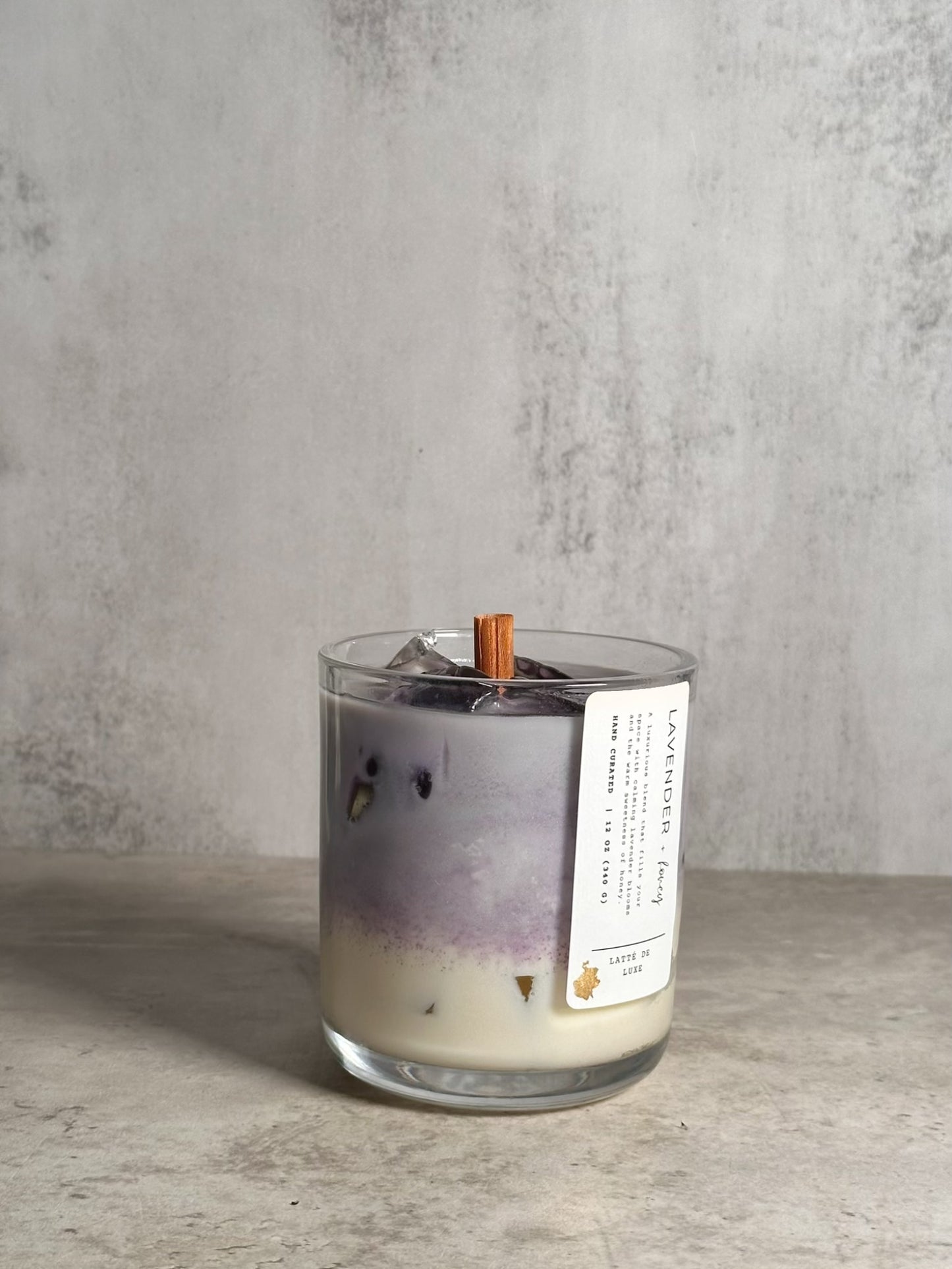 Lavender + Honey | Luxury Latte Candle
